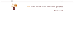 Desktop Screenshot of alibicoiffure.com