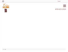 Tablet Screenshot of alibicoiffure.com